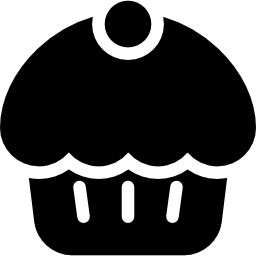 un muffin icona