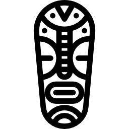 native american mask icon