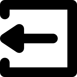 botón de salida icono
