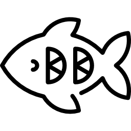 pescado y limón icono