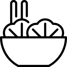 ensaladera icono