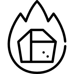 carbone ardente icona
