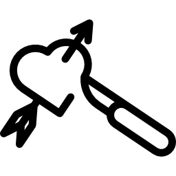 gesneden houten hart icoon
