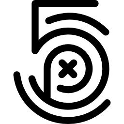 monogram van 500px icoon