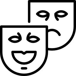 Карнавальные маски иконка