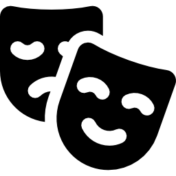 drama maskers icoon