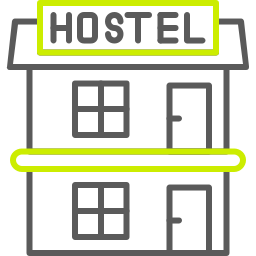 ホステル icon