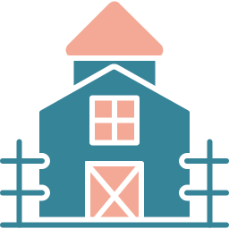 dom wiejski ikona