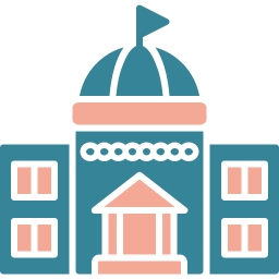 edificio governativo icona