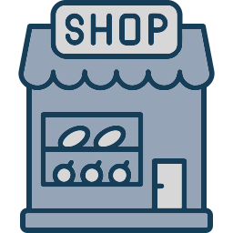 Ice cream shop icon