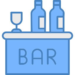 tavolo da bar icona