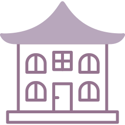 Asian temple icon