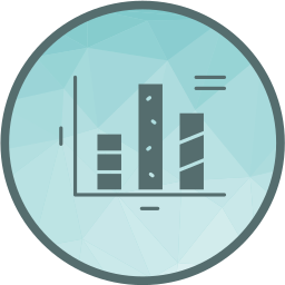 diagramme à bandes Icône