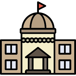 budynek rządowy ikona