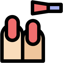 esmalte de uñas icono
