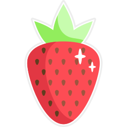 des fraises Icône