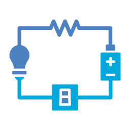 circuito elettrico icona