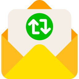 intercambiar correos icono