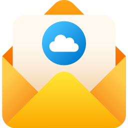 courrier en nuage Icône