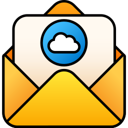 courrier en nuage Icône