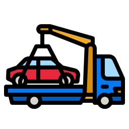 Crane truck icon