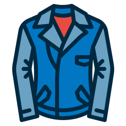 Motorcycle jacket icon