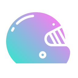 capacete motorizado Ícone