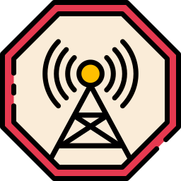 antena de telefonía móvil icono