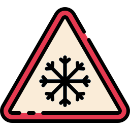 zimno ikona