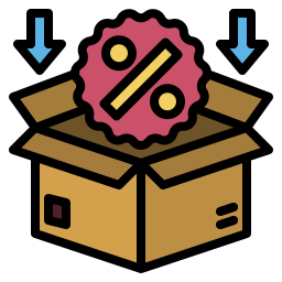 pudełko dostawcze ikona