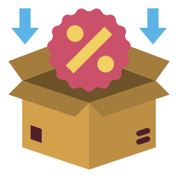 Коробка доставки иконка