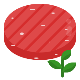 burger na bazie roślin ikona