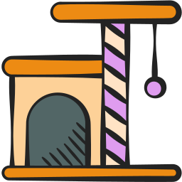 Cat toy icon