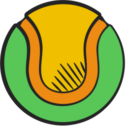 Tennis ball icon