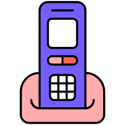 vaste telefoon icoon