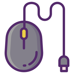 clic del mouse icona