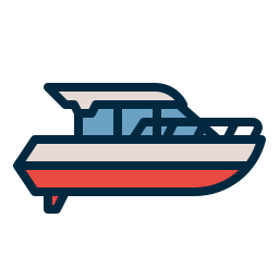 Speed boat icon