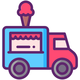 coche de helados icono