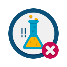 Chemical free icon