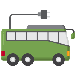 ônibus elétrico Ícone