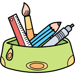 Pencil case icon