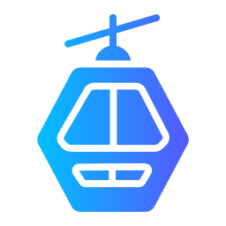 Cable car cabin icon