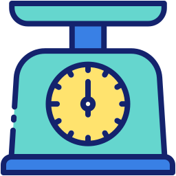 Weighing scale icon