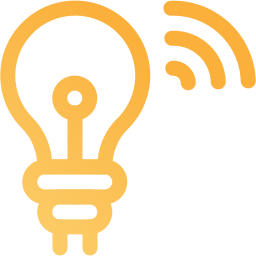 Smart bulb icon