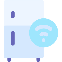 Smart refrigerator icon