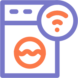 Smart washing machine icon