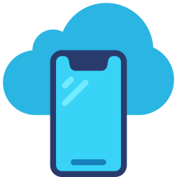 nube móvil icono