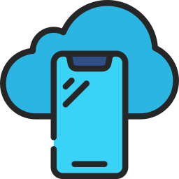 Мобильное облако иконка