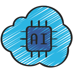 Cloud processing icon