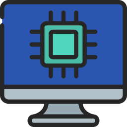 Computer chip icon